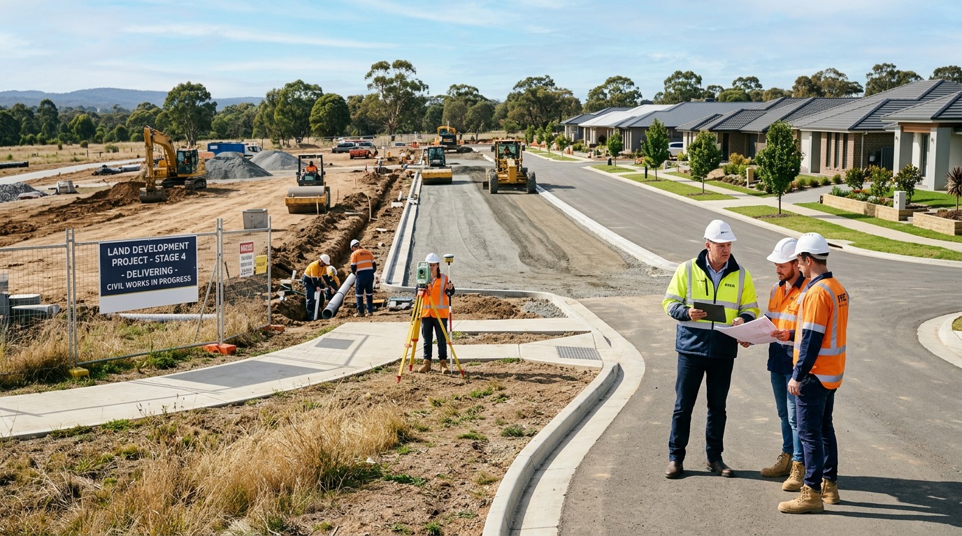 Land development and civil delivery
